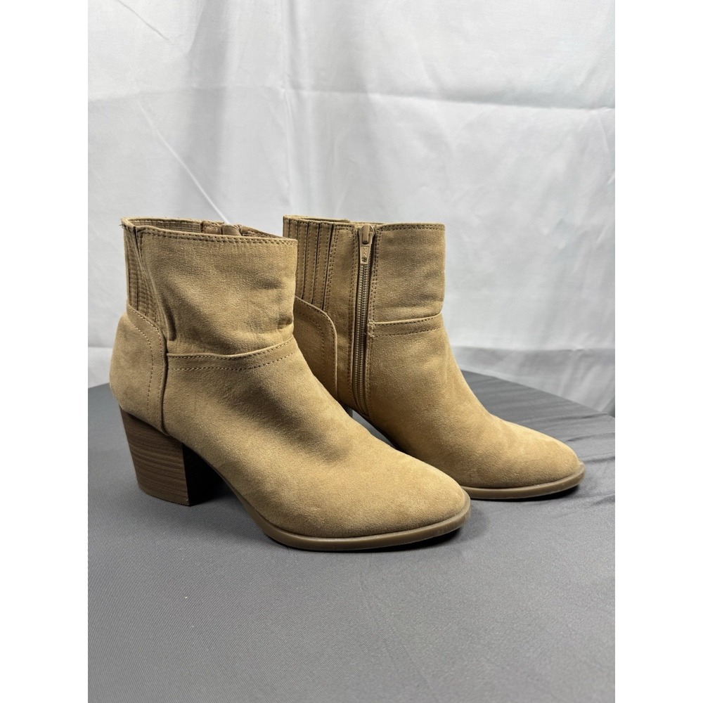 Lauren Conrad suede ankle boots
